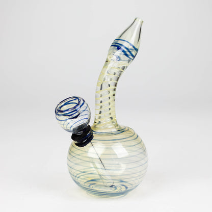 6" changing color glass bong Glass Bong ONE Blue