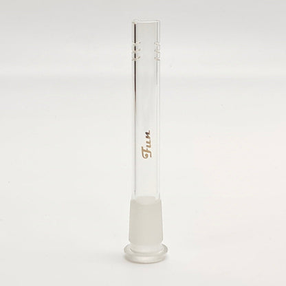 Fortune | Gold Fun Logo Downstems 18mm to 14mm fit Open-Ended Downstem · Bowlstem Fortune 5"