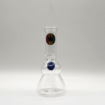 Stamped Glass Water Pipe 6" - Assorted Designs Glass Bong NIBO Distribution