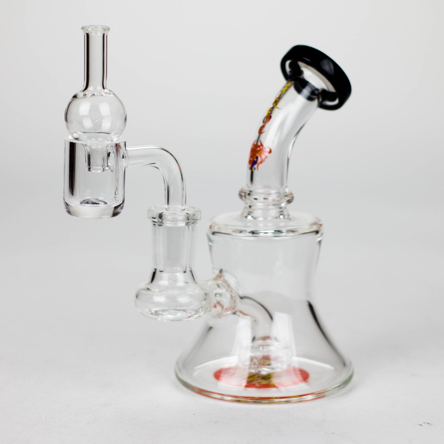 Xtreme | 5" Oil Rig with quartz banger [BT4409] Glass Rig Canadian Distributor Crocoite (A)
