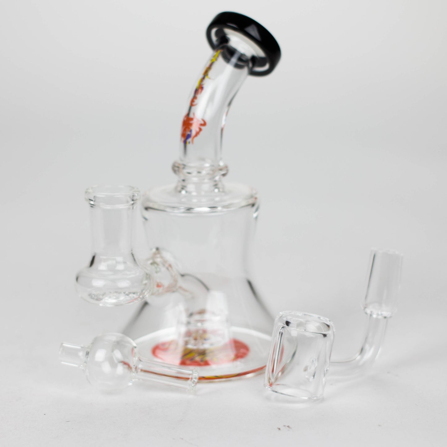 Xtreme | 5" Oil Rig with quartz banger [BT4409] Glass Rig Canadian Distributor