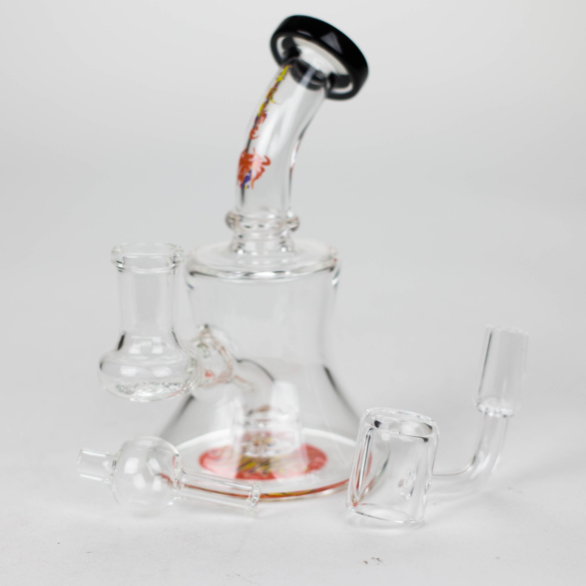 Xtreme | 5" Oil Rig with quartz banger [BT4409] Glass Rig Canadian Distributor