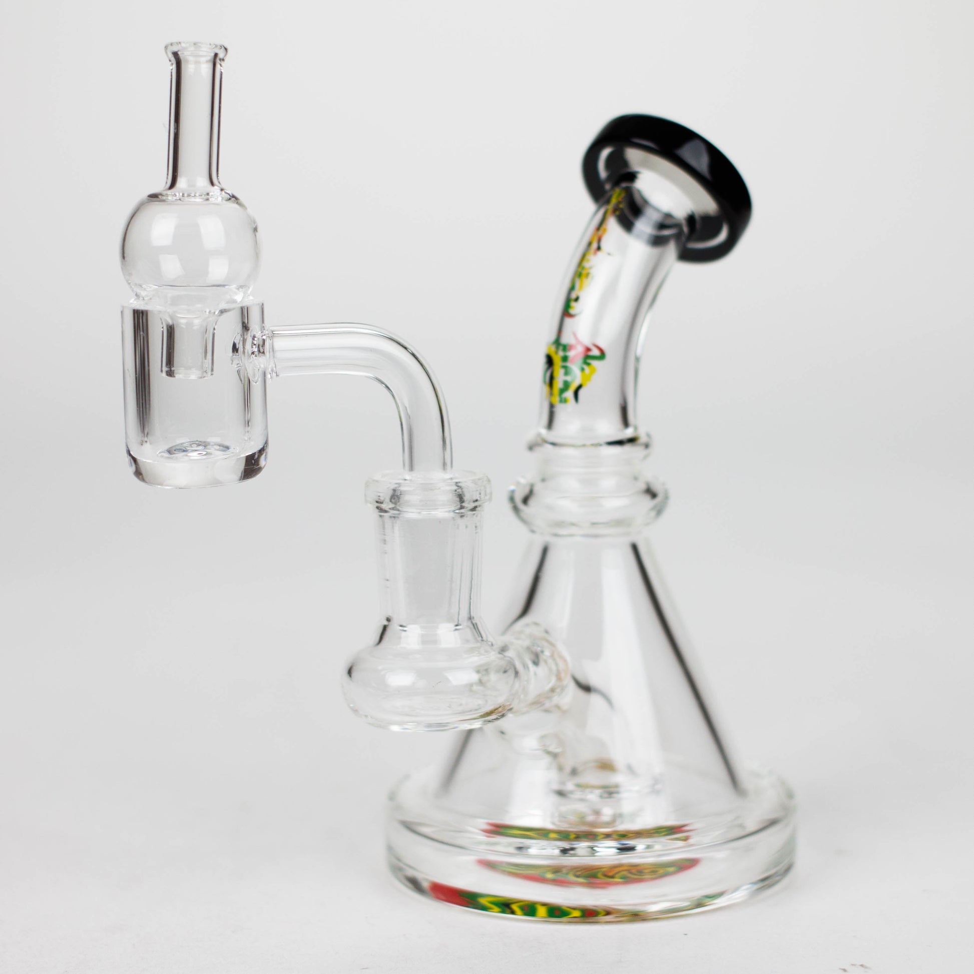 Xtreme | 5" Oil Rig with quartz banger [BT4409] Glass Rig Canadian Distributor Ettringite (B)
