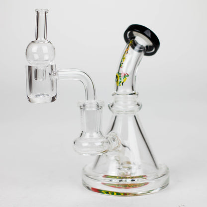Xtreme | 5" Oil Rig with quartz banger [BT4409] Glass Rig Canadian Distributor Ettringite (B)