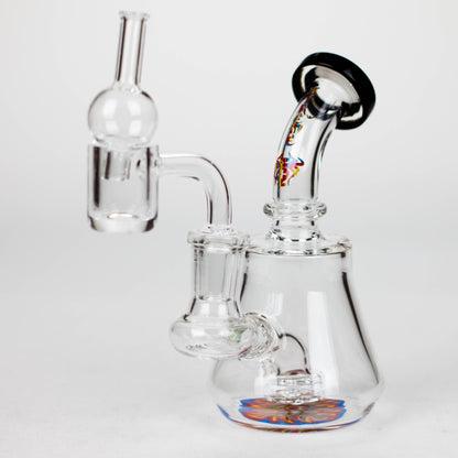 Xtreme | 5" Oil Rig with quartz banger [BT4409] Glass Rig Canadian Distributor Cuprite (C)