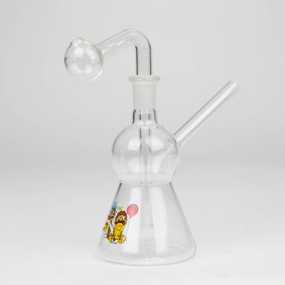 6.5" glass oil rig sticker Glass Rig Bongzie Smokes