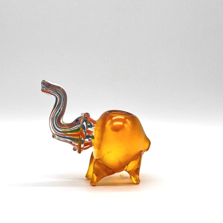 4" Elephant shape insideout pipe Glass Pipe NIBO Distribution