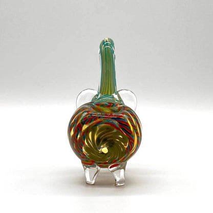 4" Elephant shape insideout pipe Glass Pipe NIBO Distribution