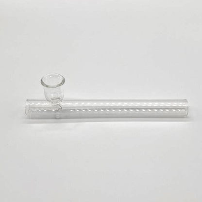 Steamroller Clear Glass Shotgun Pipe 6" - 2PCS Blunt NIBO Distribution