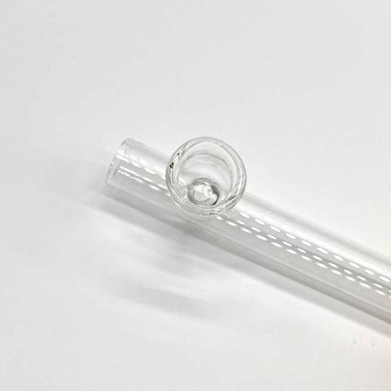 Steamroller Clear Glass Shotgun Pipe 6" - 2PCS Blunt NIBO Distribution