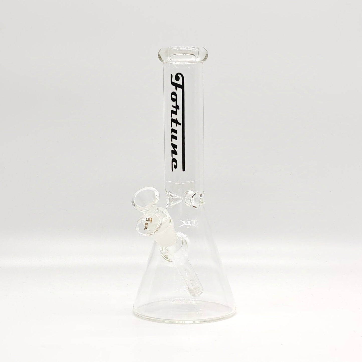 Fortune | 10" 4mm Color Beaker bong [103804] Glass Bong Fortune Clear