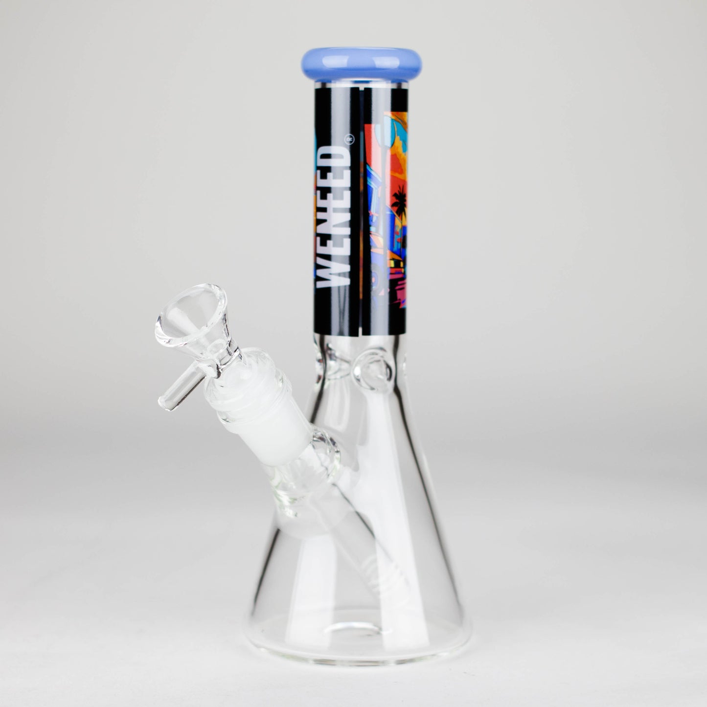 WENEED | 7.5" Sunset Horizons Glass Bong Glass Bong WENEED® Sky Blue