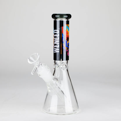 WENEED | 7.5" Sunset Horizons Glass Bong Glass Bong WENEED® Black