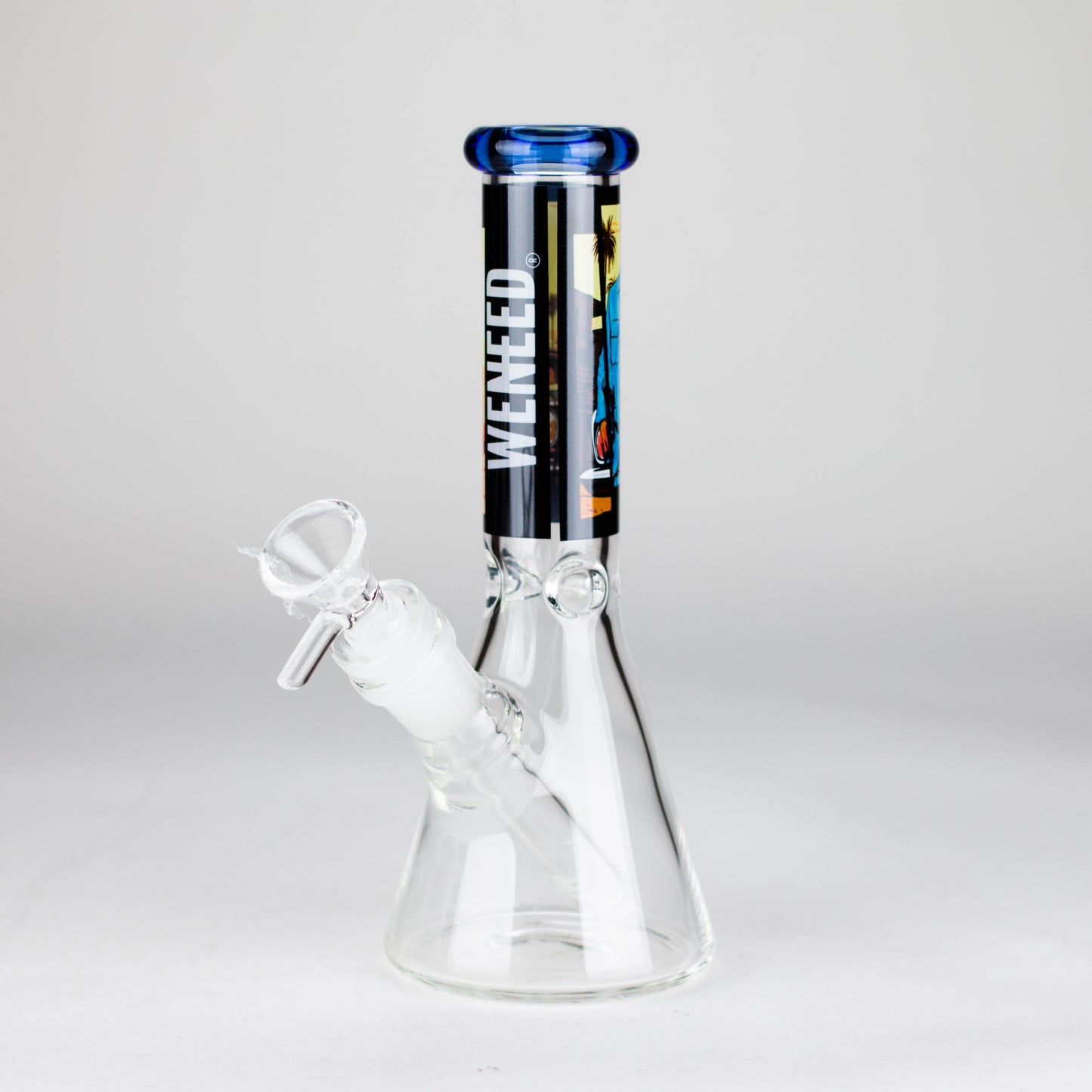 WENEED | 7.5" Sunset Horizons Glass Bong Glass Bong WENEED® Clear Blue