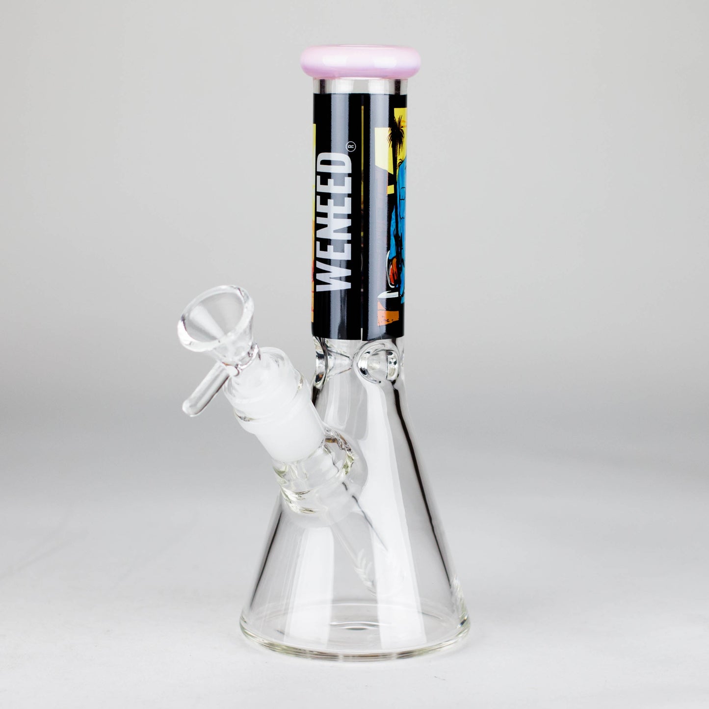 WENEED | 7.5" Sunset Horizons Glass Bong Glass Bong WENEED® Pink