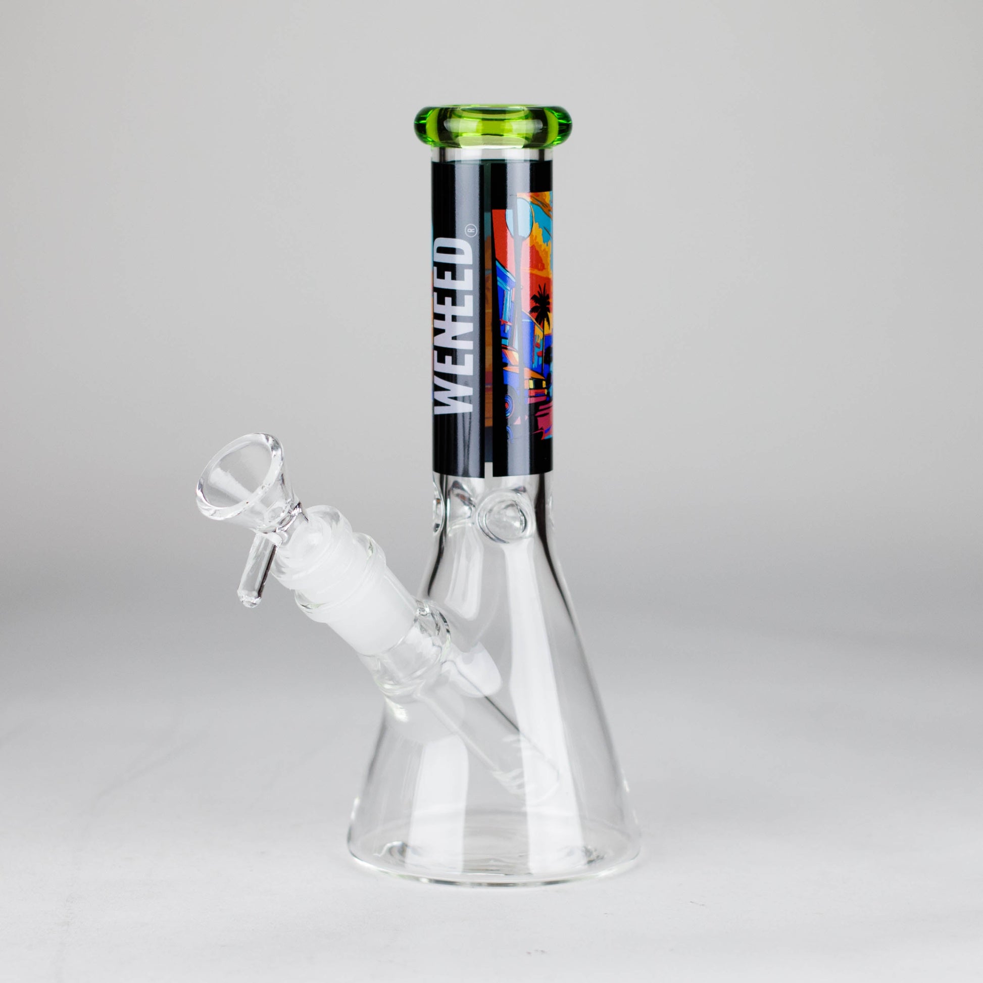 WENEED | 7.5" Sunset Horizons Glass Bong Glass Bong WENEED® Clear Green