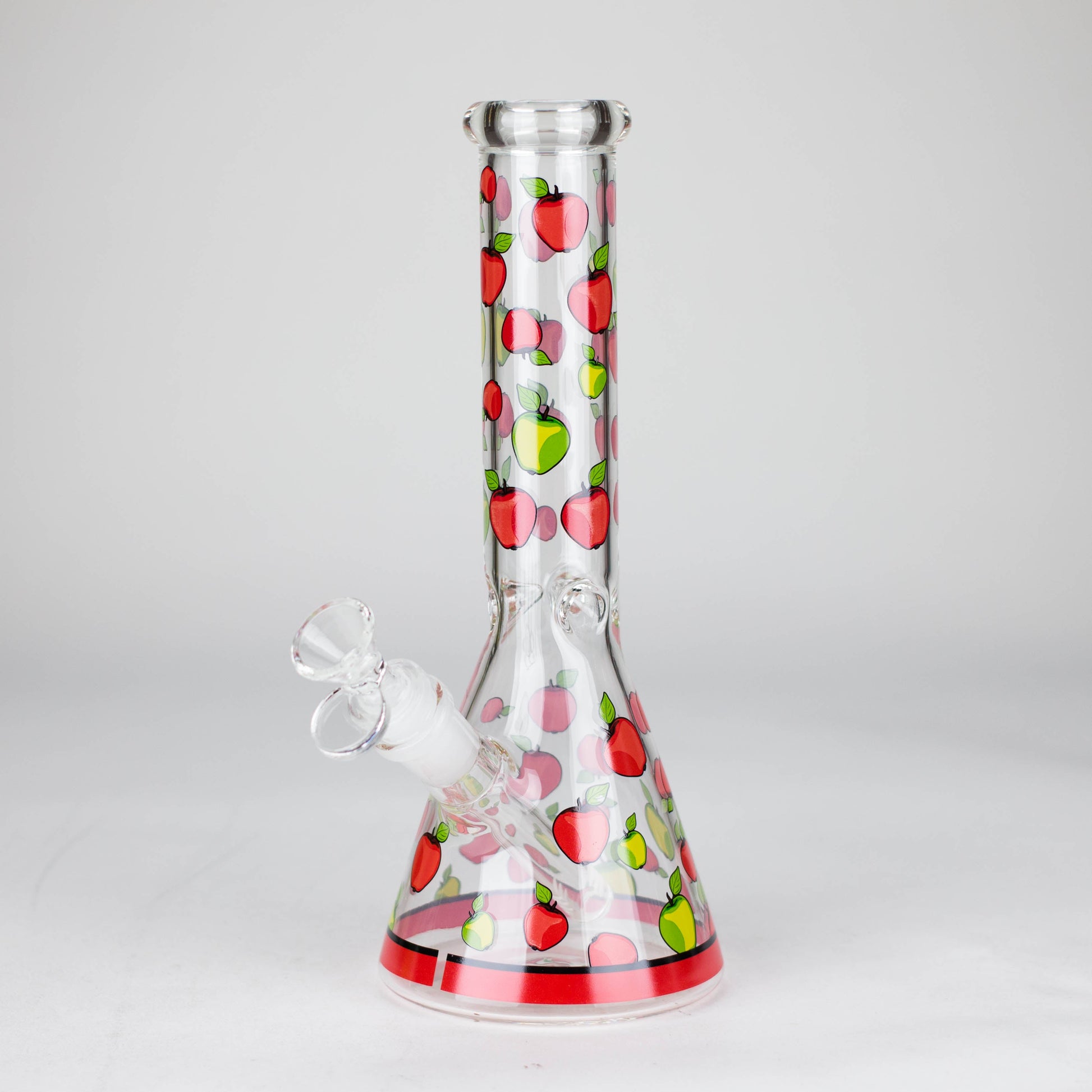 10" Glass Bong With Fruit Design Glass Bong 777 Smoke Apple