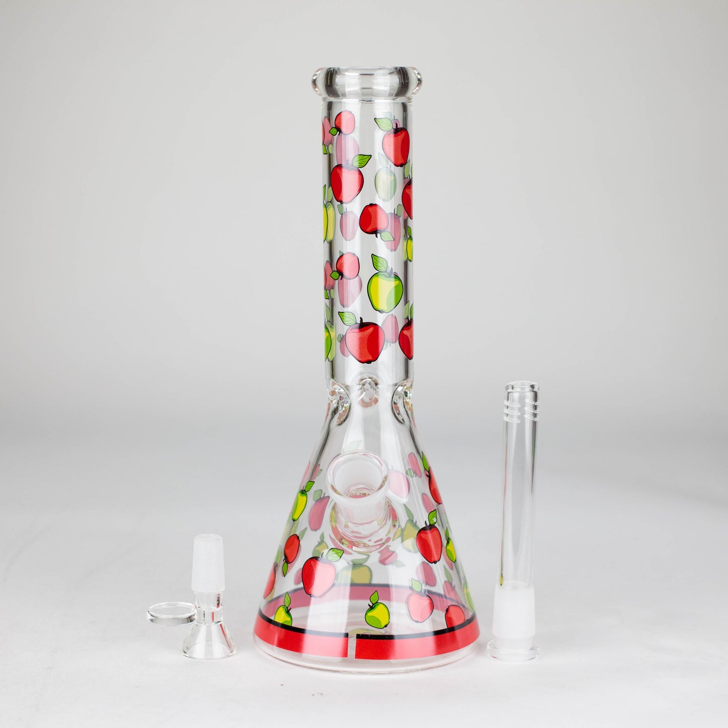 10" Glass Bong With Fruit Design Glass Bong 777 Smoke