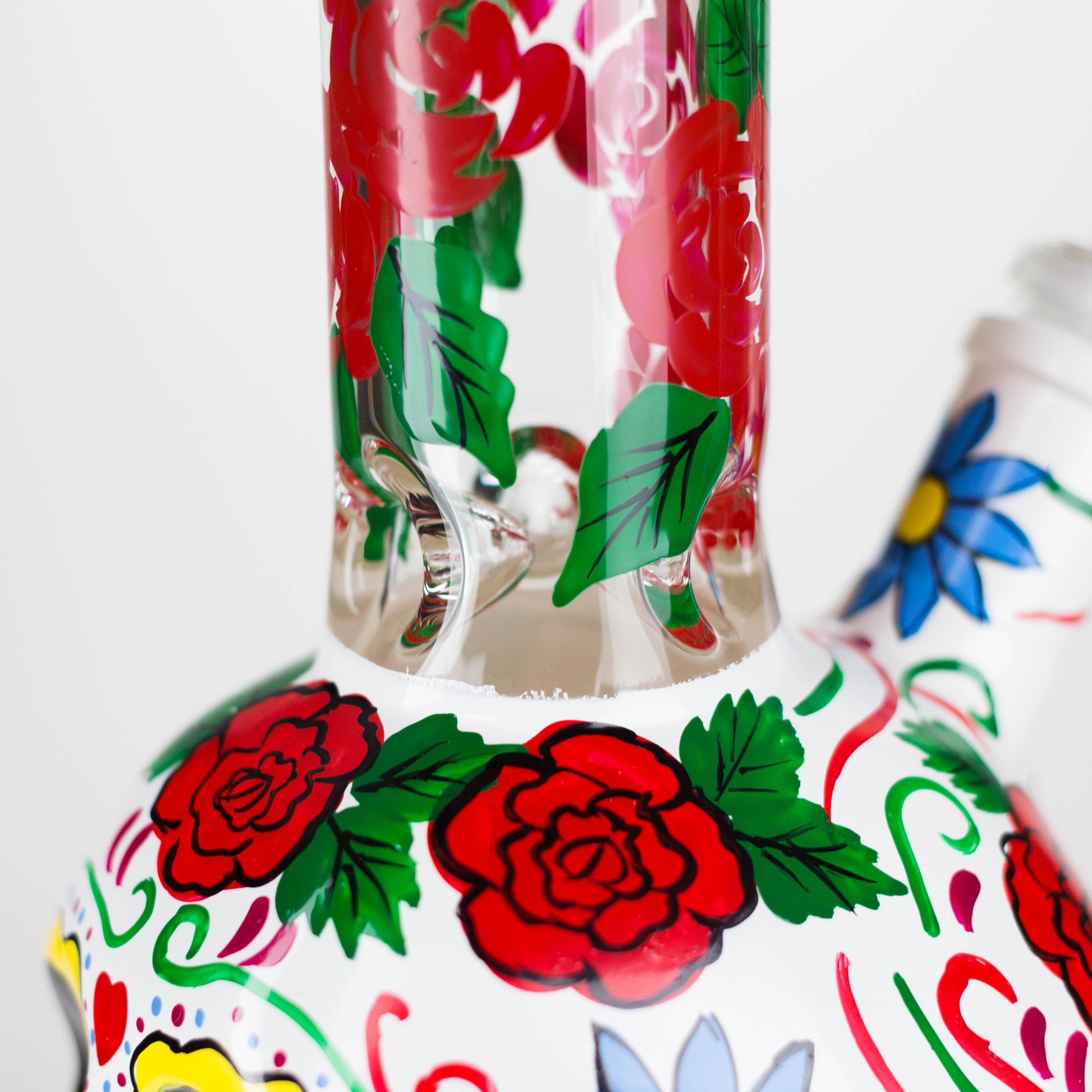 10" Sugar Skull-Themed glass bong [SK Series] Glass Bong BB Canada