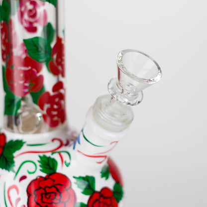 10" Sugar Skull-Themed glass bong [SK Series] Glass Bong BB Canada