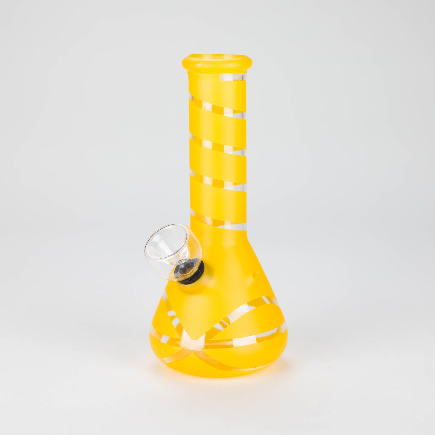 6" PGB Water Pipe Glass Bong JJ Distribution Yellow
