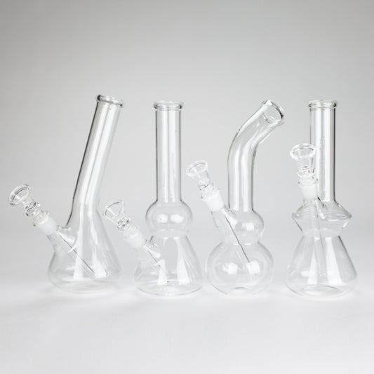 7" Clear Water pipe-Design Assorted Glass Bong NIBO Distribution
