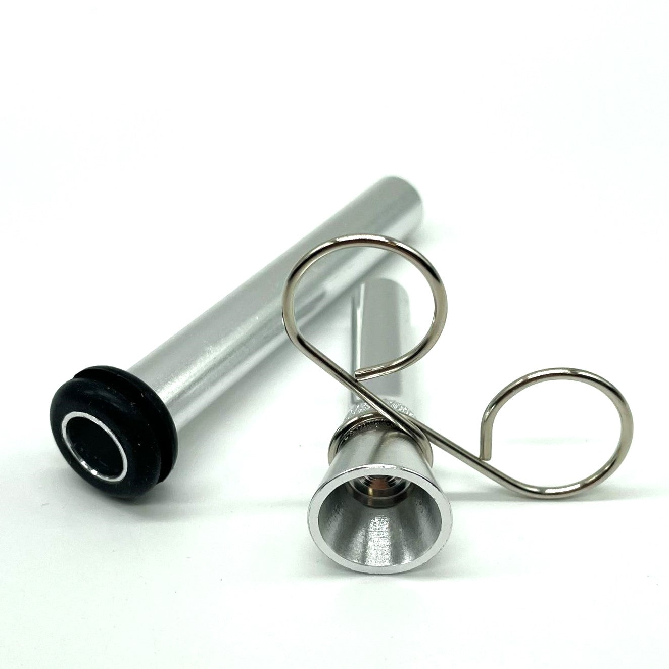 Metal Bowl Slide 3" with Pinch and Rubber Grommet [PIP900] Downstem · Bowlstem NIBO Distribution