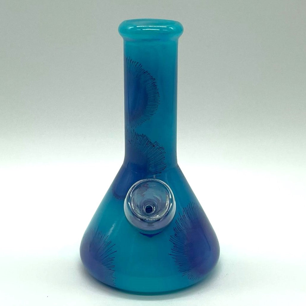 6" Glass Bong - Assorted Color [PIP560] Glass Bong NIBO Distribution