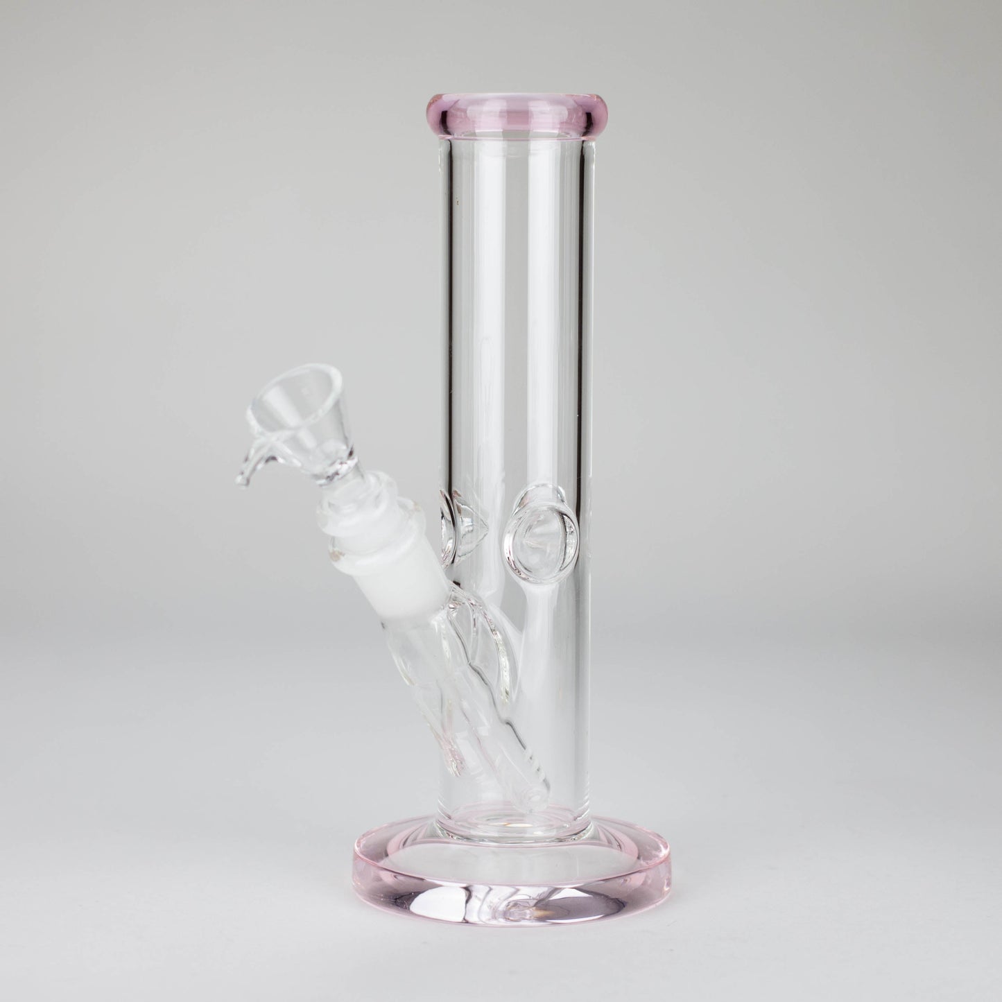 8" Glass Straight Bong [PIP508] Glass Bong NIBO Distribution Pink