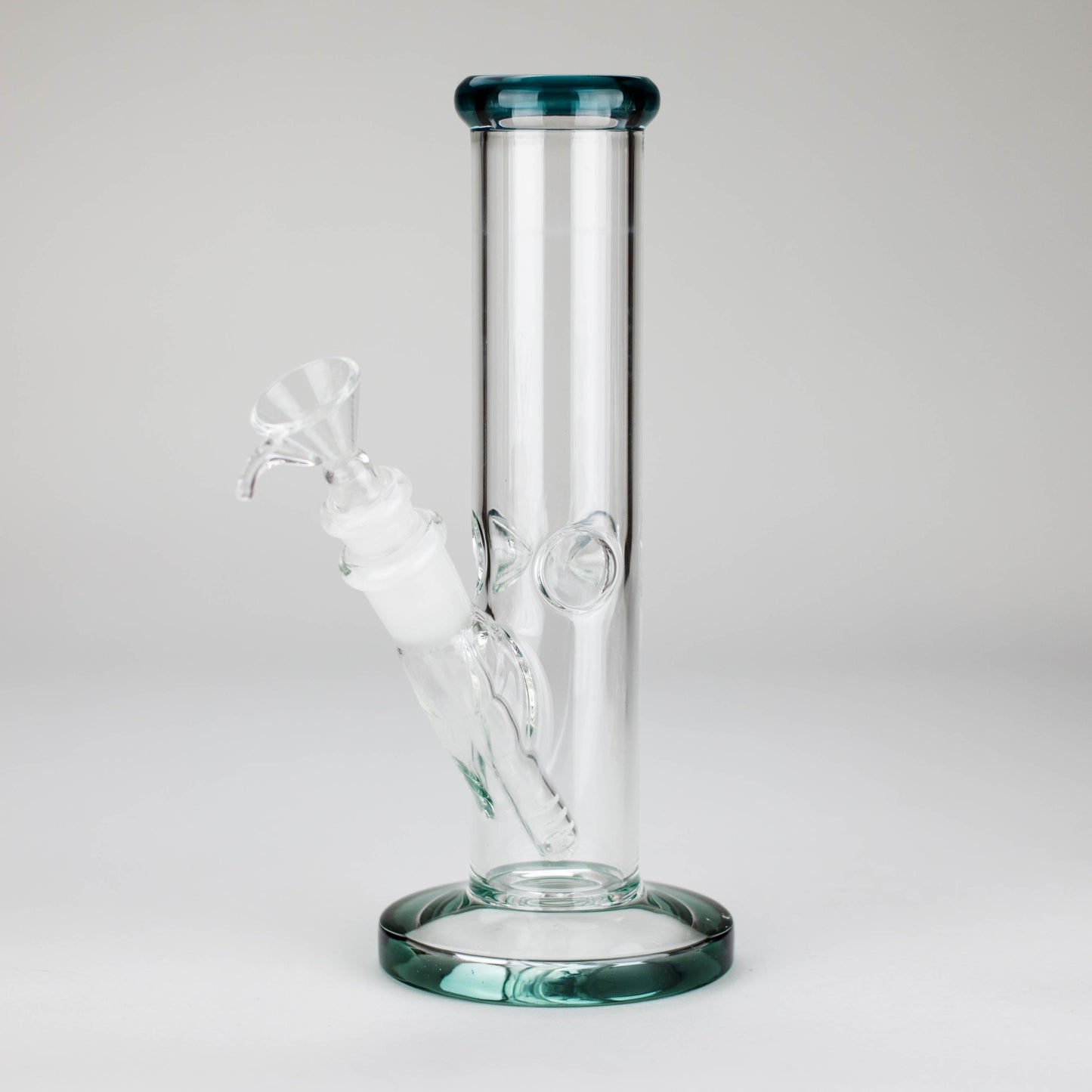 8" Glass Straight Bong [PIP508] Glass Bong NIBO Distribution Green