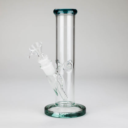 8" Glass Straight Bong [PIP508] Glass Bong NIBO Distribution Green