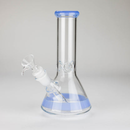 8" Glass Beaker Bong [PIP507] Glass Bong NIBO Distribution Sky Blue