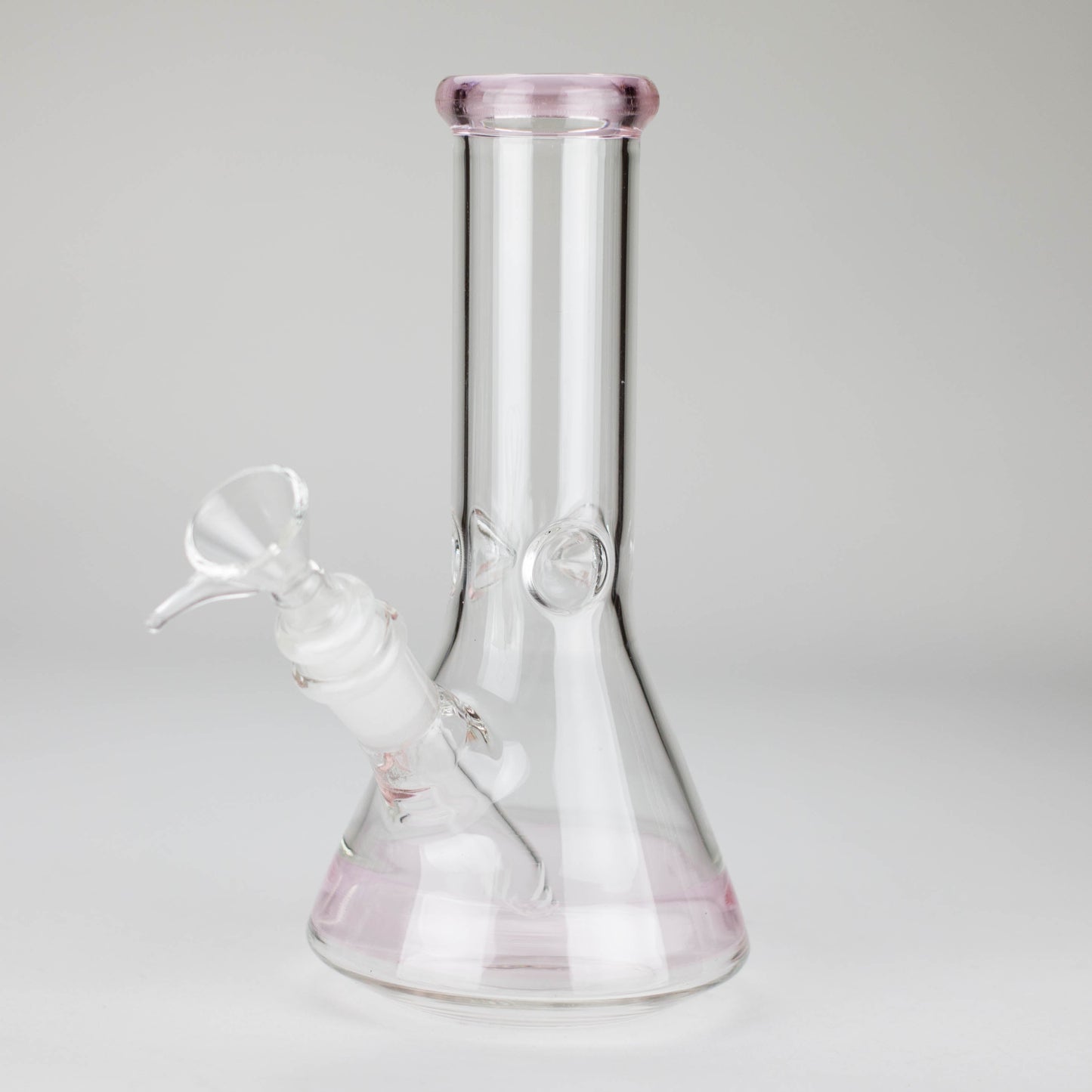 8" Glass Beaker Bong [PIP507] Glass Bong NIBO Distribution Pink