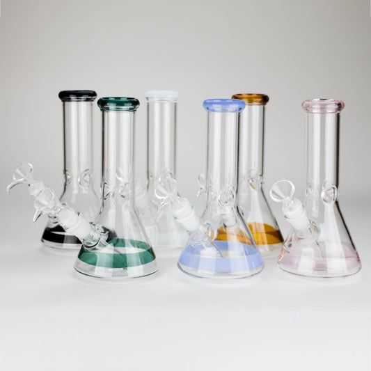 8" Glass Beaker Bong [PIP507] Glass Bong NIBO Distribution