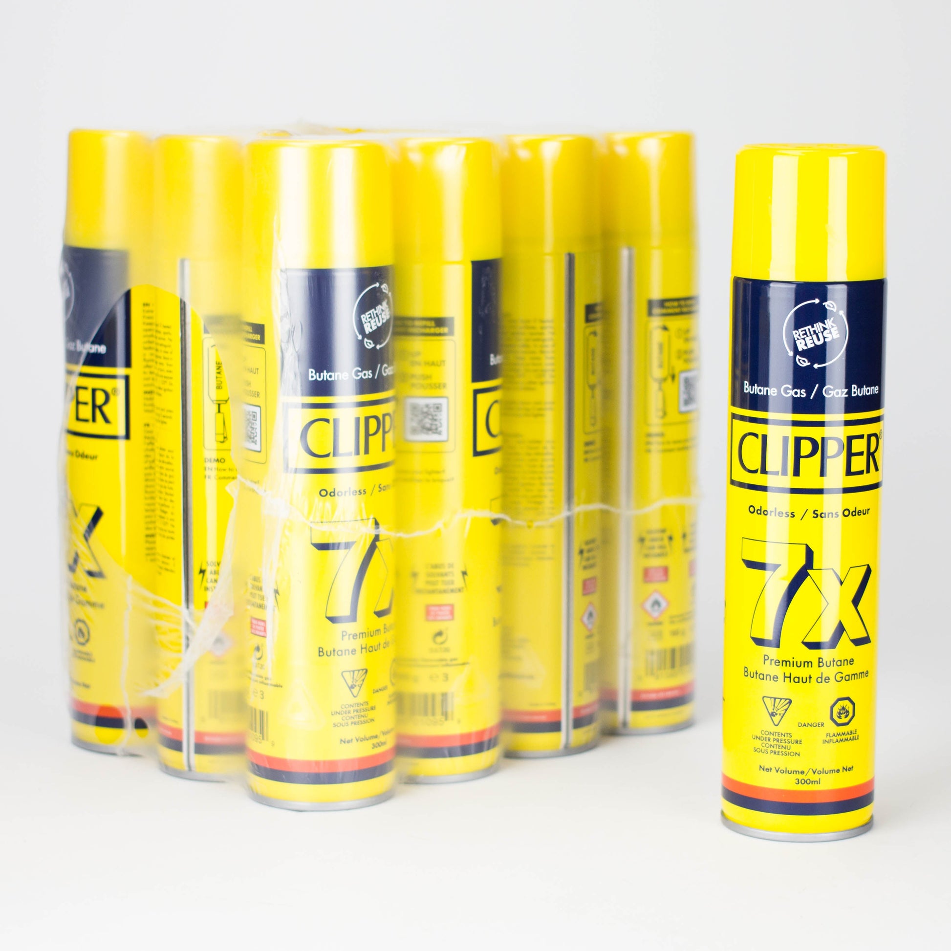 Clipper | Butane Gas 300mL – Pack of 12 Butane · Fluid ONE