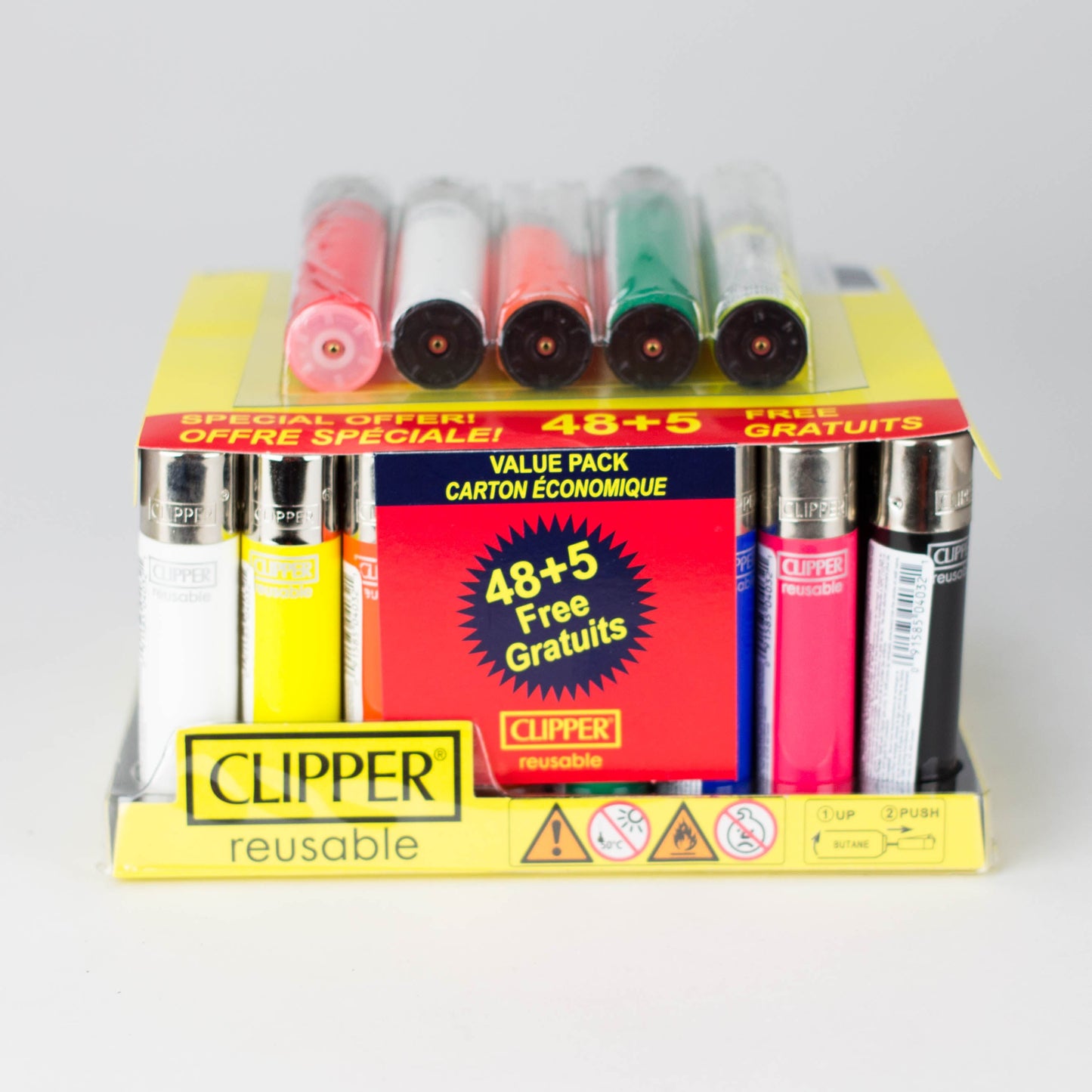 CLIPPER | Classic Large Value Pack (48+5) lighters [LT1001SLA] Lighter ONE