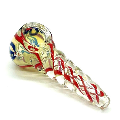Insideout Twist Glass Pipe 3.5" - Assorted Design [PIP678] Glass Pipe NIBO Distribution