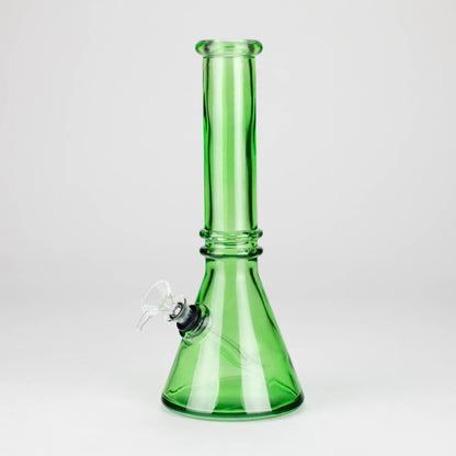 10" colored soft glass water bong [HX4002N] Glass Bong ONE Green