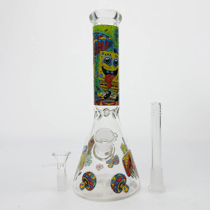 10" Glass Beaker Bong with SB Design [FT06] Glass Bong LEHIGH WHOLESALE