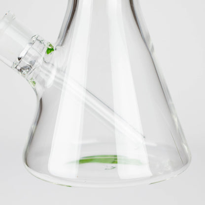 FOGGX | 14" Sandblasted Beaker Glass Water Pipe – 7mm Thick [FT321] Glass Bong LEHIGH WHOLESALE
