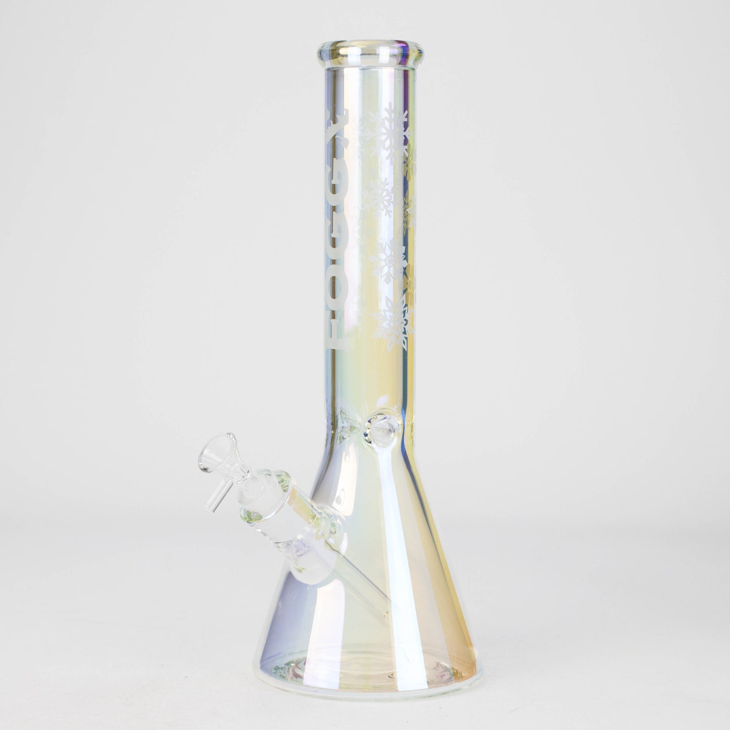 FOGGX | 14" Glass Water Pipe [FTLL01] – 7mm Glass Bong LEHIGH WHOLESALE Clear Sunshine