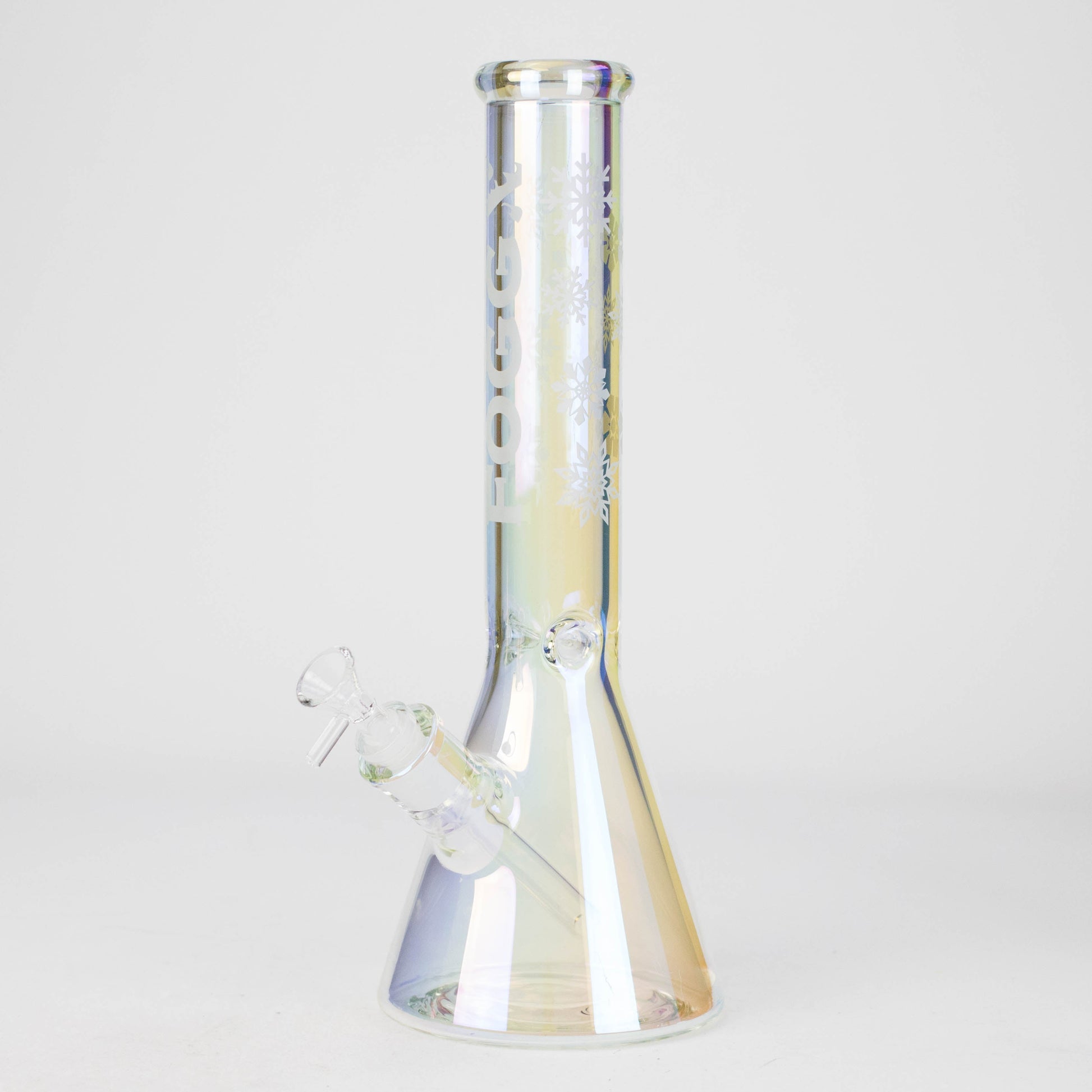 FOGGX | 14" Glass Water Pipe [FTLL01] – 7mm Glass Bong LEHIGH WHOLESALE Clear Sunshine
