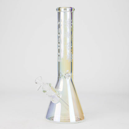 FOGGX | 14" Glass Water Pipe [FTLL01] – 7mm Glass Bong LEHIGH WHOLESALE Clear Sunshine