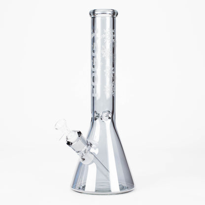 FOGGX | 14" Glass Water Pipe [FTLL01] – 7mm Glass Bong LEHIGH WHOLESALE Gray