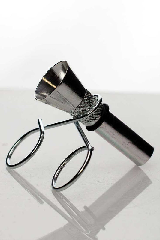 Metal bowl slide with clip Downstem · Bowlstem ONE 2"- 2050