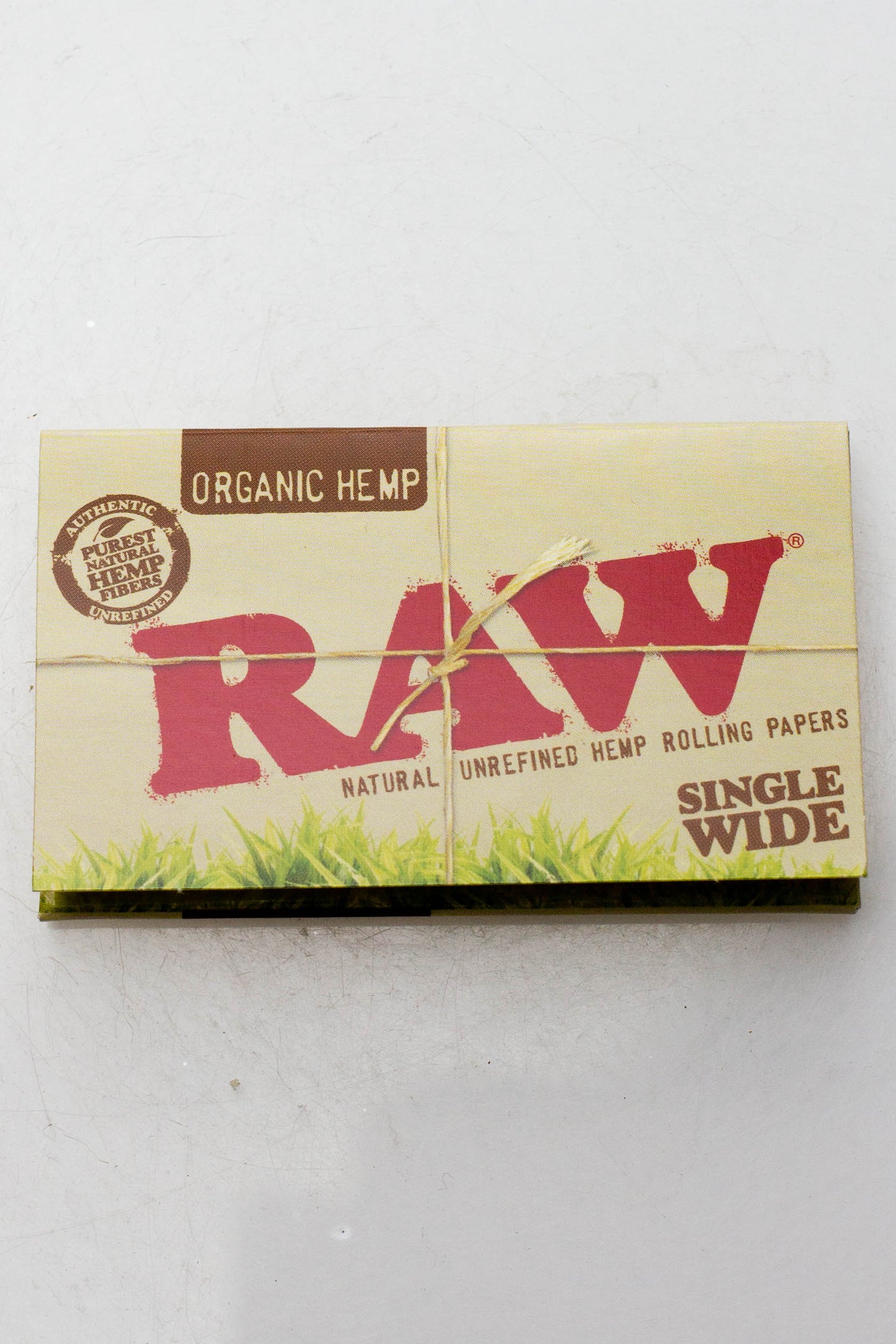 Raw organic hemp rolling paper 1 - 1/4" Size ONE Singlewide