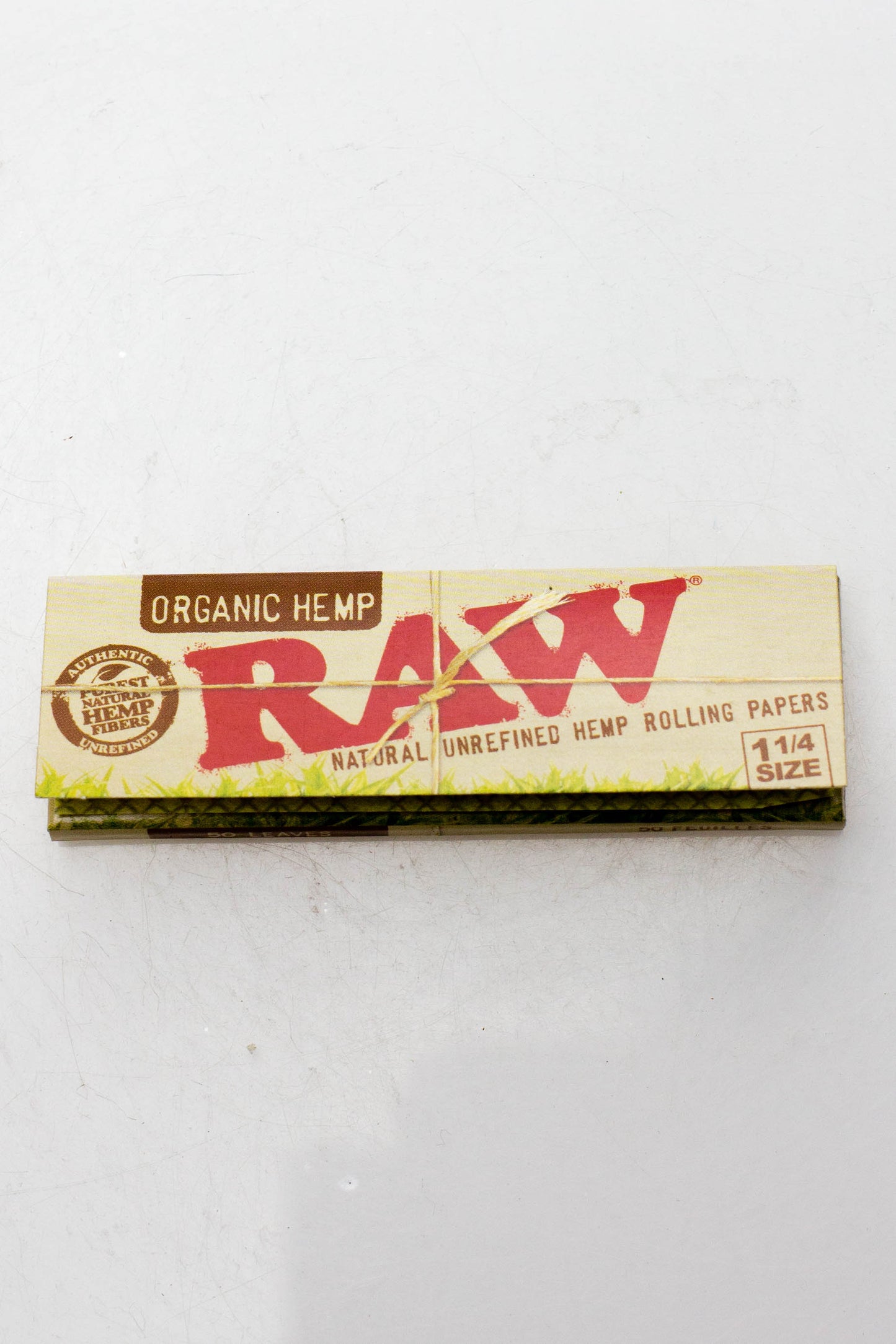 Raw organic hemp rolling paper 1 - 1/4" Size ONE 1 1/4"