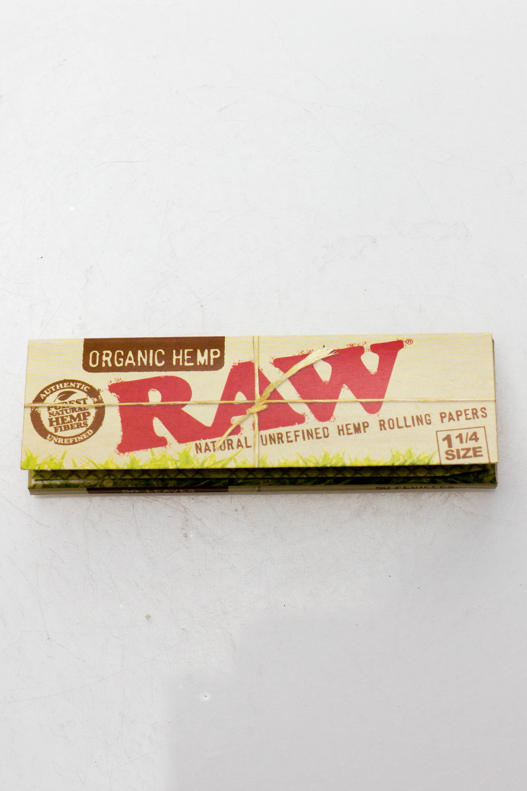 Raw organic hemp rolling paper 1 - 1/4" Size ONE 1 1/4"