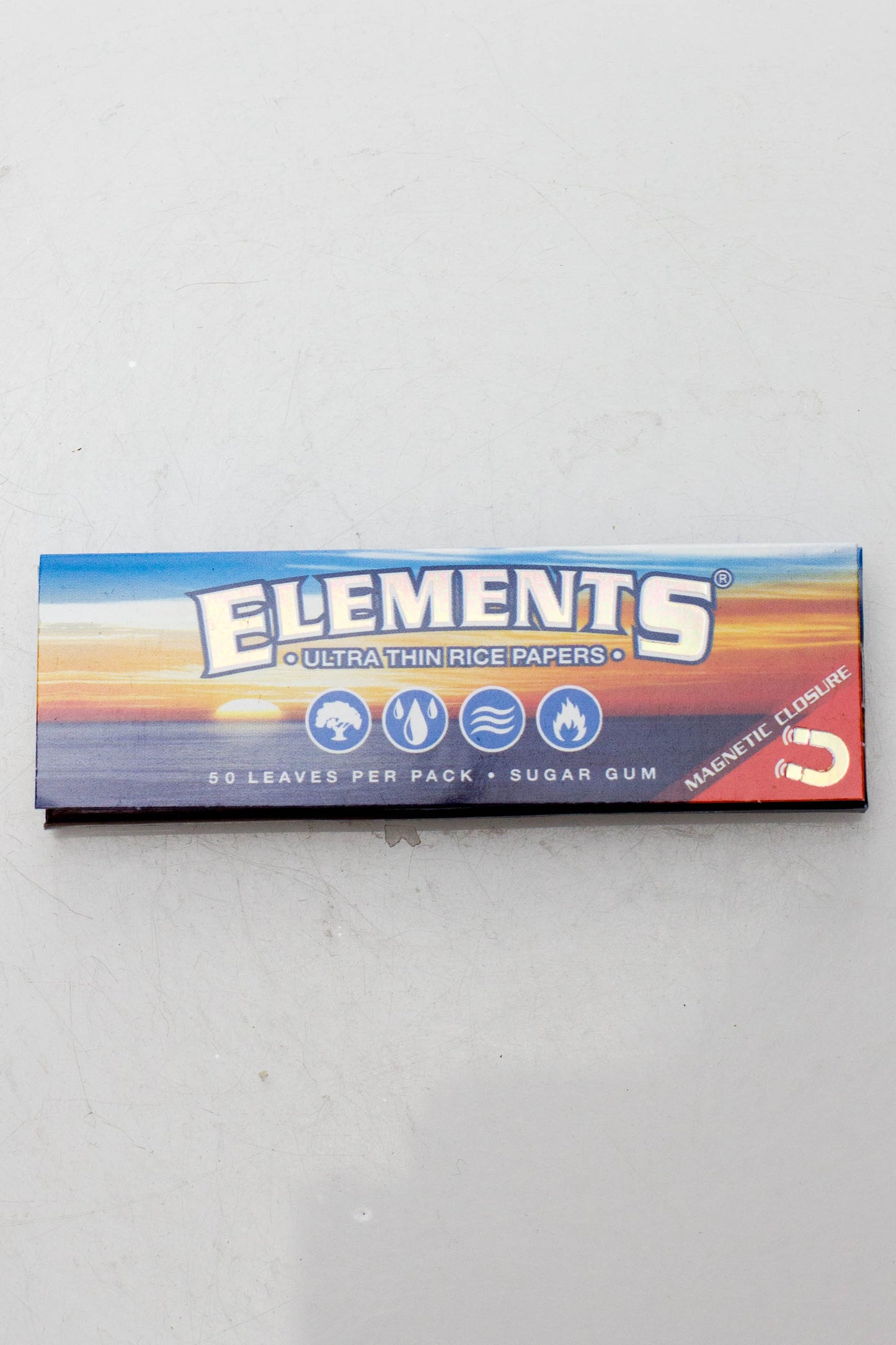 Elements Rice smoking Papers 1 - 1/4" Size ONE 1 1/4" - 25 packs