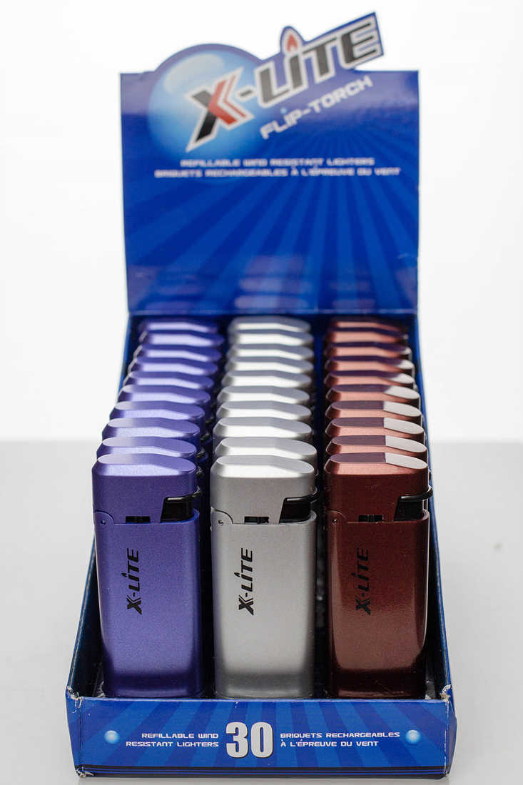X-lite Electronic torch lighter XLC207 - Display of 30 Lighter ONE